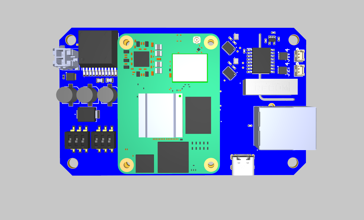 DAQ Central Node PCB